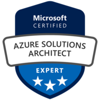 Microsoft Certified: Azure Solutions Architect Expert